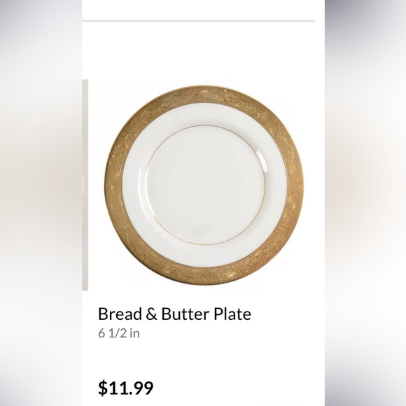 COPY- Set of 4 Mikasa Harrow Bone China, Bread & Butter Plates - Picture 7 of 8